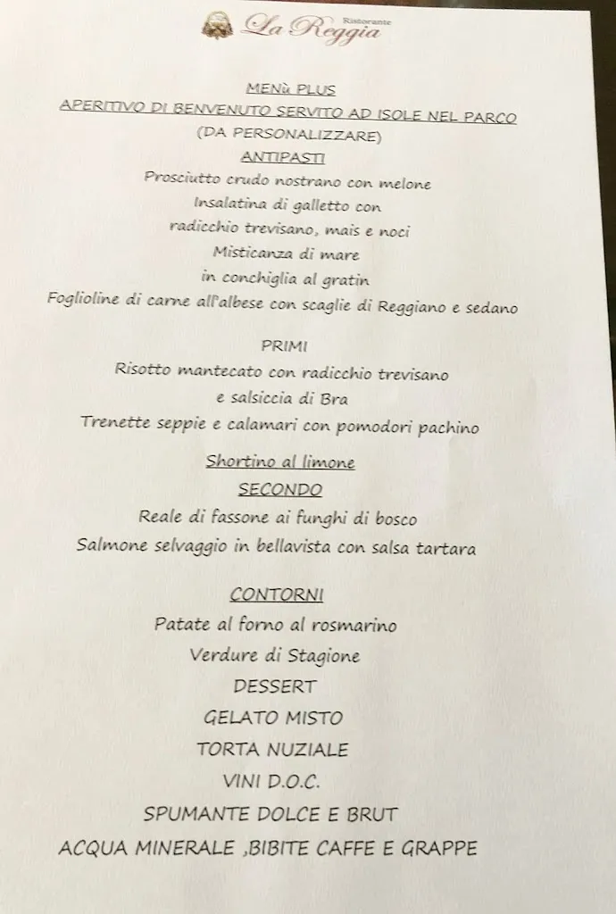 Menü_Ristorante Tenuta La Reggia_Torrazza Piemonte_Bild_2