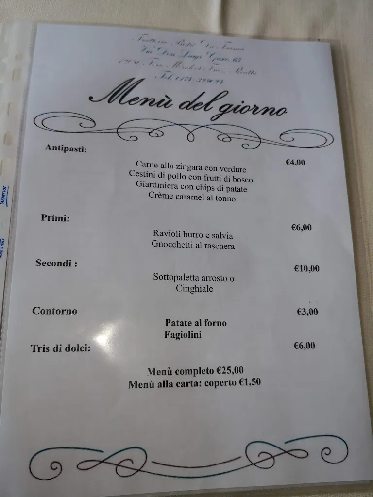 Menu_Trattoria Bar Da Franca_Torre Mondovì_image_2