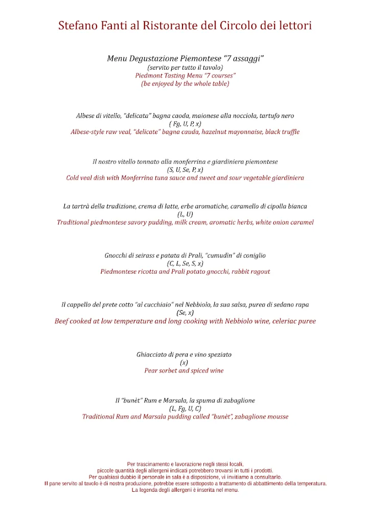 Menu_Ristorante Circolo dei Lettori_Torino_image_1