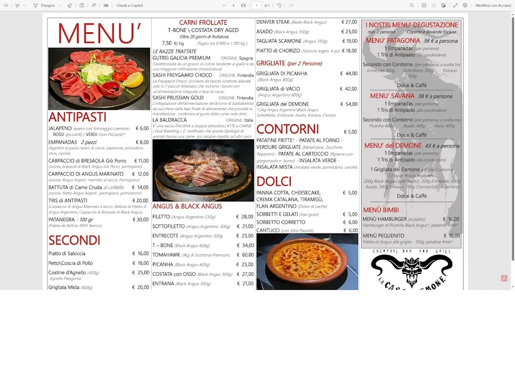 Menu_La Casa Del Demone_Torino_immagine_2