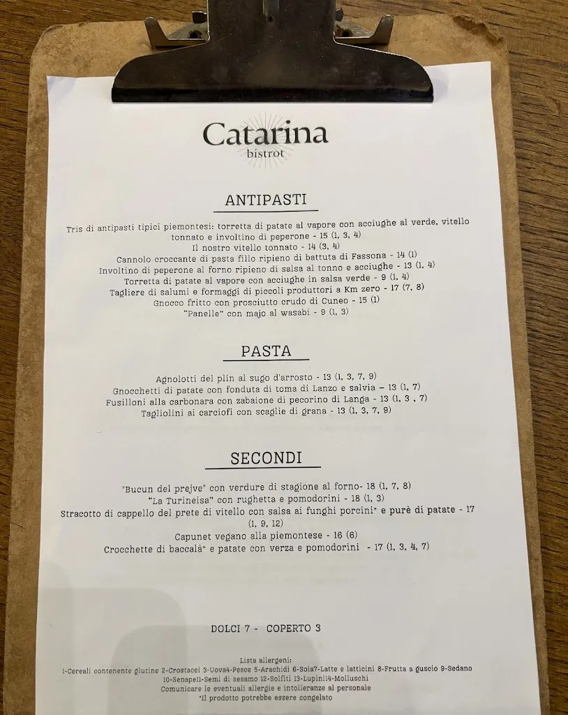 Menu_Catarina Bistrot_Torino_image_1