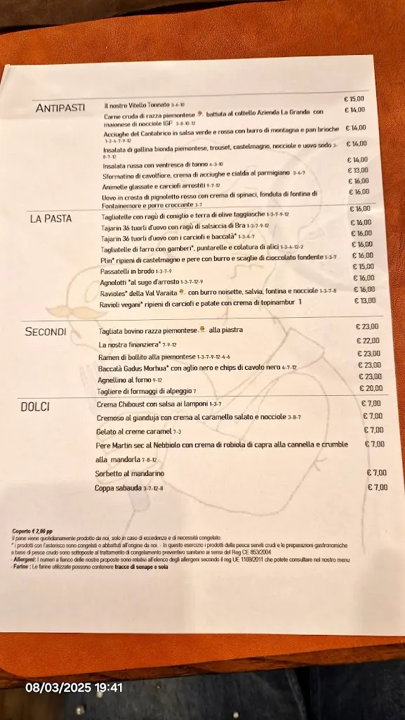 Menu_Le Vitel Etonné_Torino_image_4