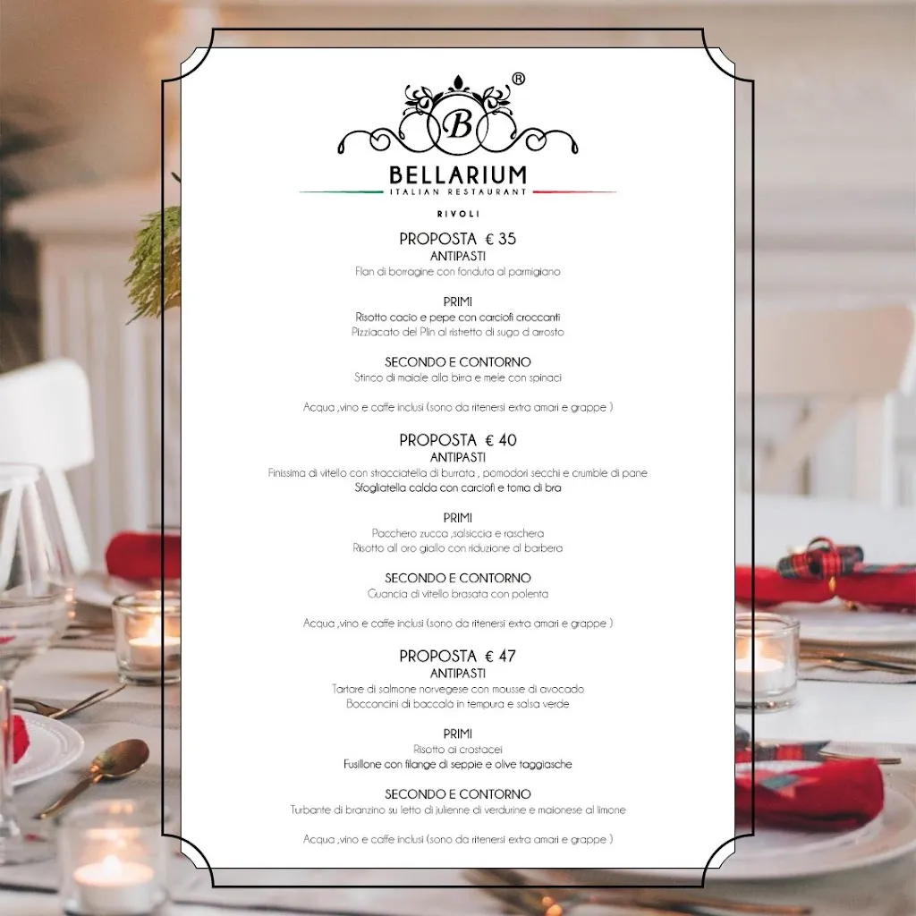 Menu_Bellarium Restaurant Rivoli_Tetti Neirotti_image_1
