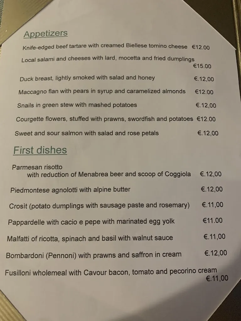 Menu_Ristorante @ Locanda dei Tigli_Trivero-Prativero-Ponzone_image_1