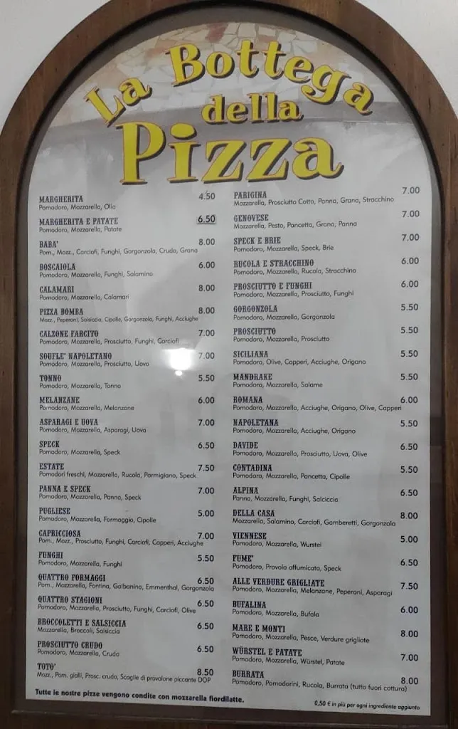 Menu_La Bottega della Pizza_Tronzano Vercellese_image_1