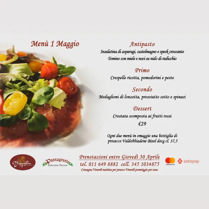 Menu_Il Gargantua - Ristorante Pizzeria_Trofarello_image_2