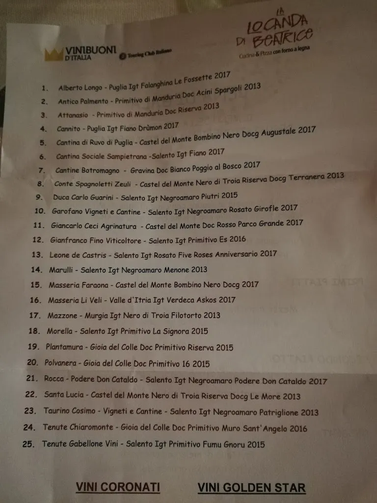 Menu_La Locanda di Beatrice_Corato_image_1