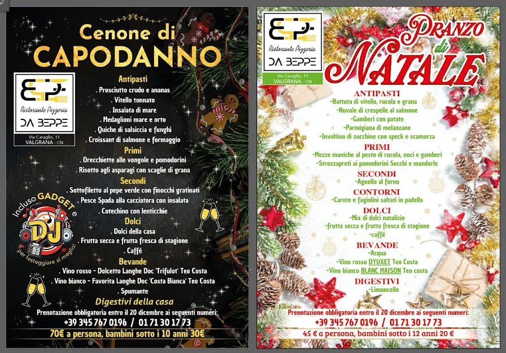 Menu_Ristorante Pizzeria da Beppe_Valgrana_immagine_1