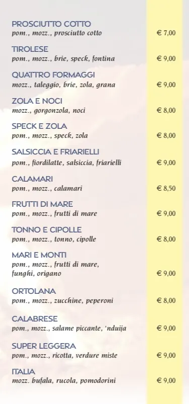 Menu_Sky bar pizzeria_Trecate_image_2