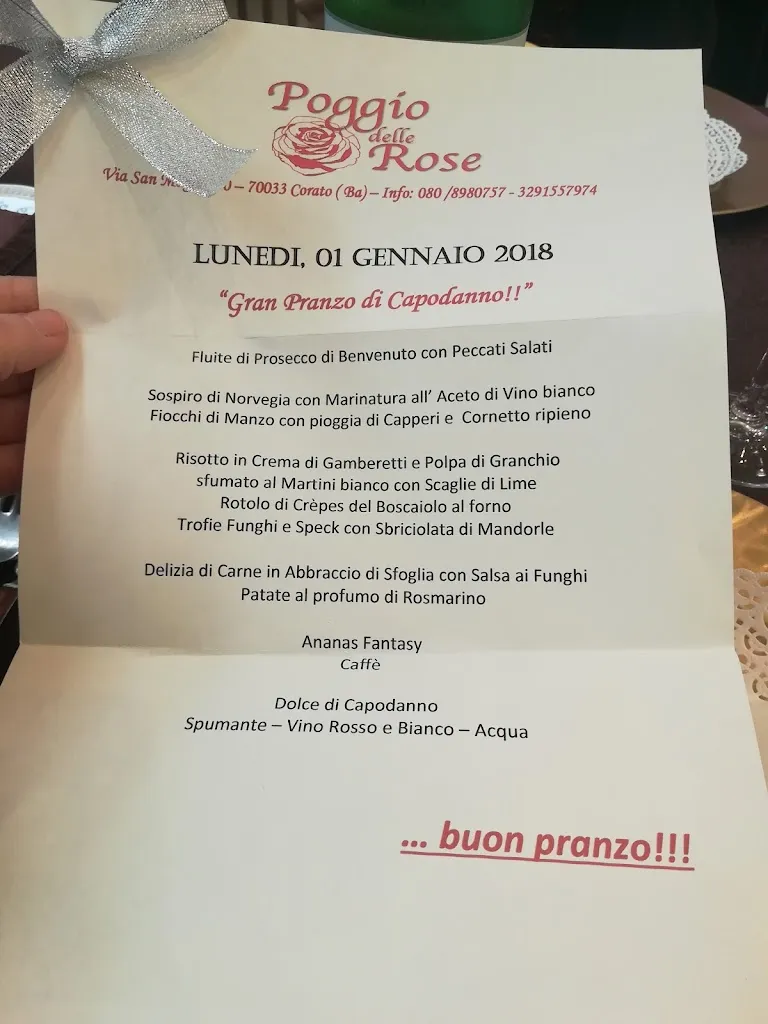 Menu_Ristorante Poggio Delle Rose_Corato_image_1