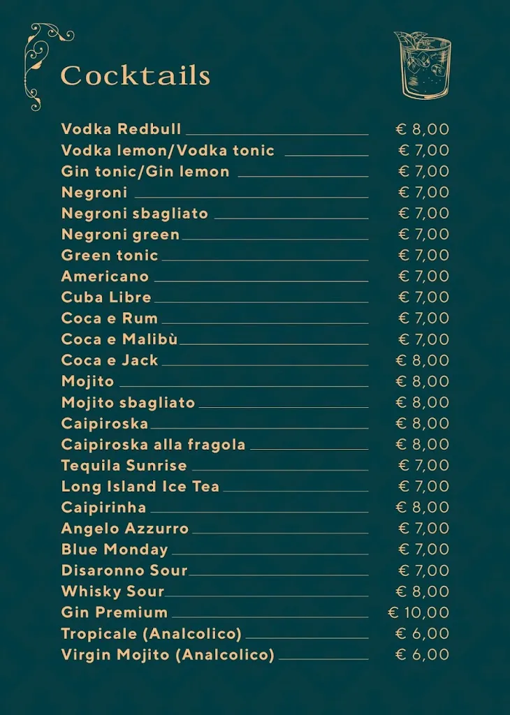 Menu_Pub The clover_Valperga_immagine_1