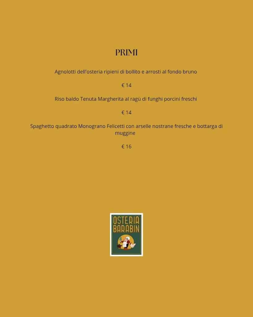 Menu_OSTERIA BARABIN_Vercelli_image_1