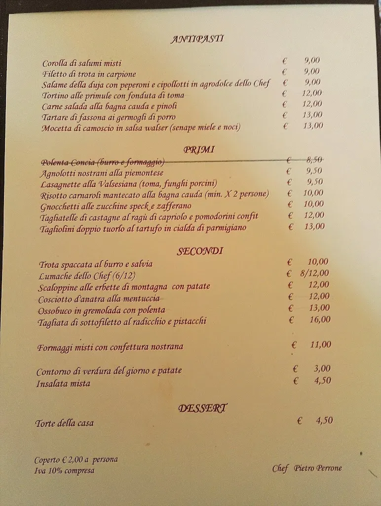 Menu_Albergo Ristorante Sacro Monte_Varallo_image_1