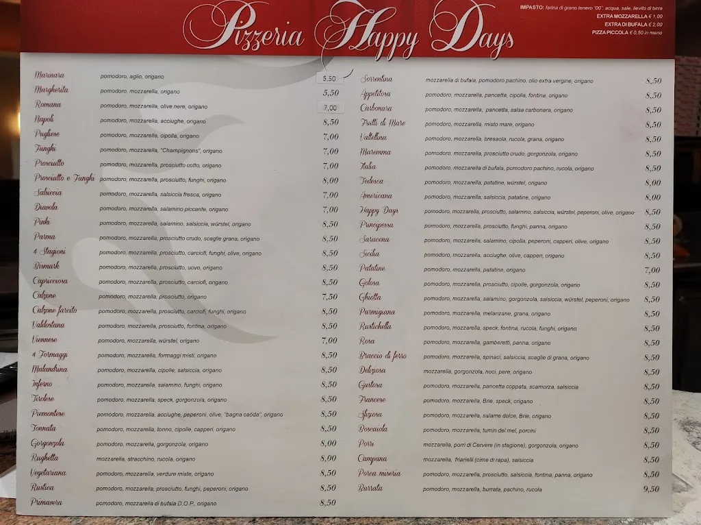 Menu_Happy Days_Verzuolo_image_1