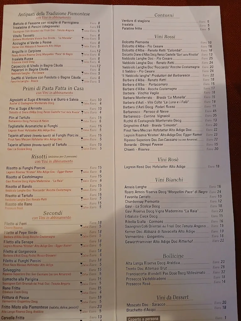 Menu_La Cucina Piemontese 