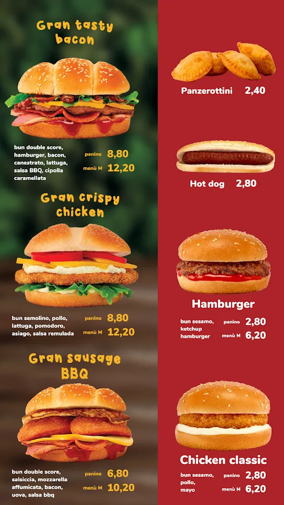 Menu_Walter's Corato_Corato_image_1