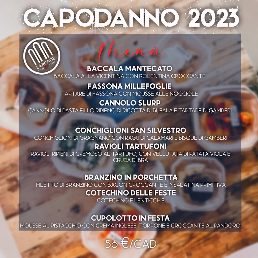 Menu_L'Arcade Pizza&Cucina_Villar Dora_immagine_1
