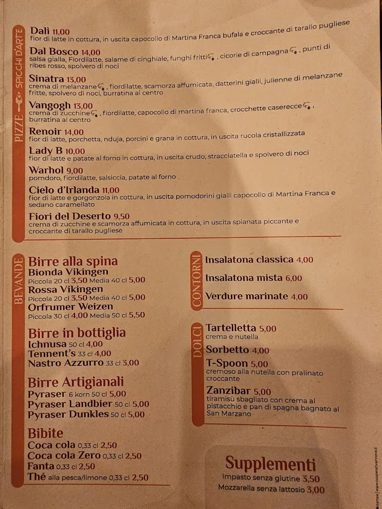Menu_Spicchi d’Arte - Gagliano del Capo_Gagliano del Capo_image_1