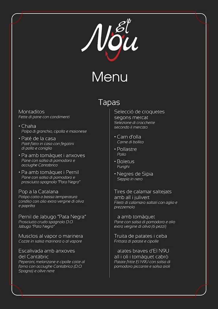 Menu_El N9U Restaurant & Cocktail Bar_Villanova d'Asti_image_3