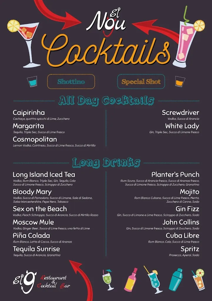 Menu_El N9U Restaurant & Cocktail Bar_Villanova d'Asti_image_4