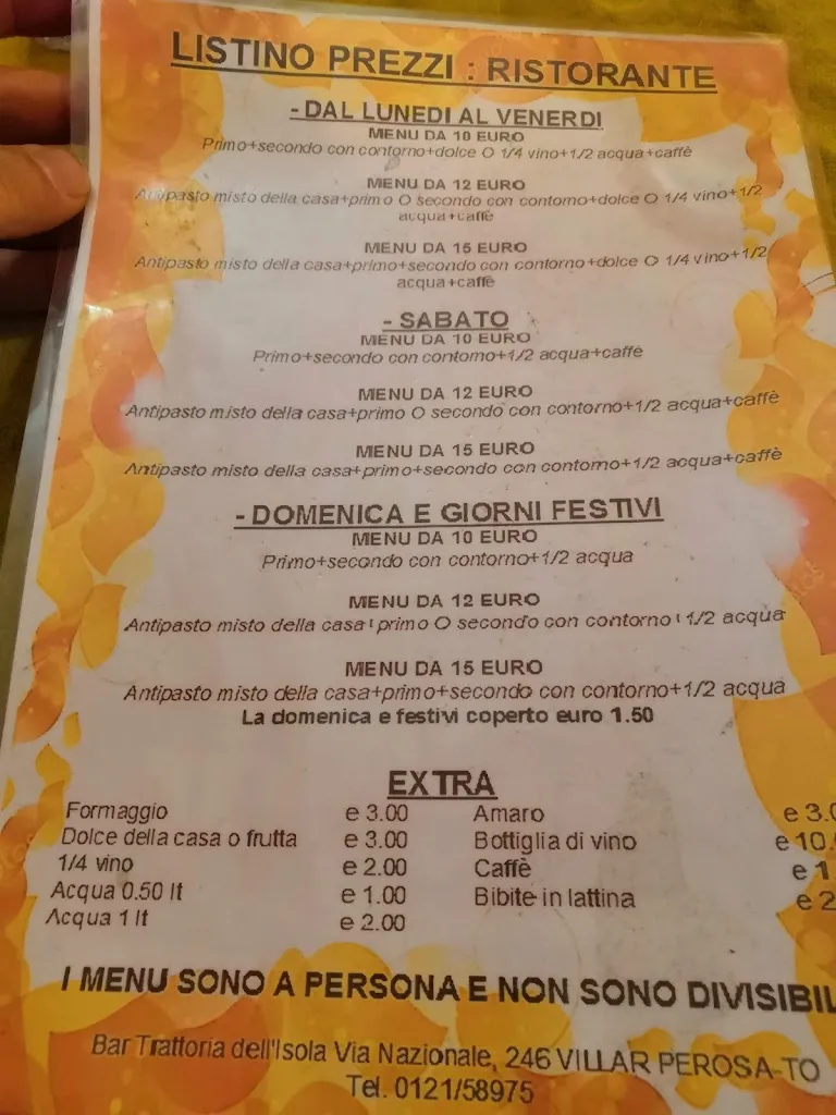 Menu_Bar Trattoria dell'Isola_Villar Perosa_image_4