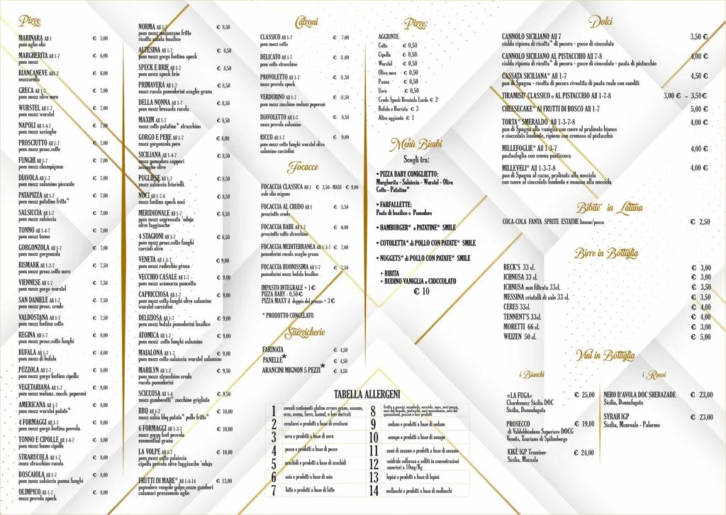 Menu_Pizzeria La volpe_Volpiano_image_1