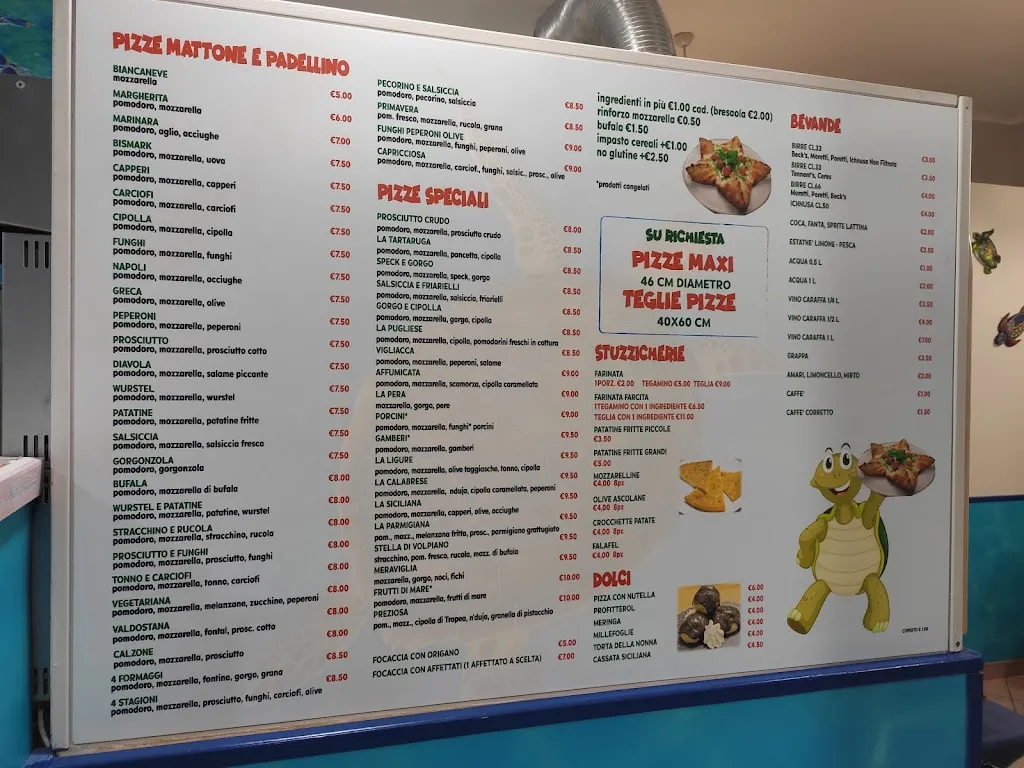 Menu_Pizzeria La Tartaruga_Volpiano_image_1