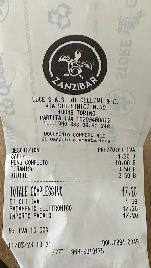 Tommaso Zanni_BAR ZANZIBAR_Vinovo_review