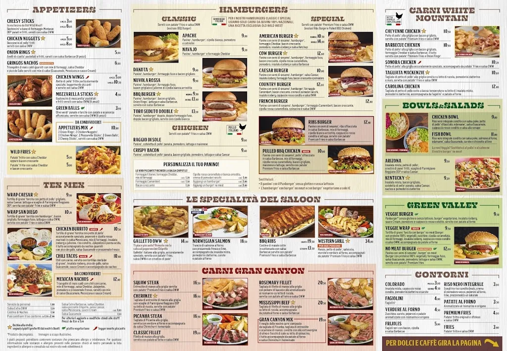 Old Wild West - Vinovo Mondojuve_Vinovo_menu_image_1