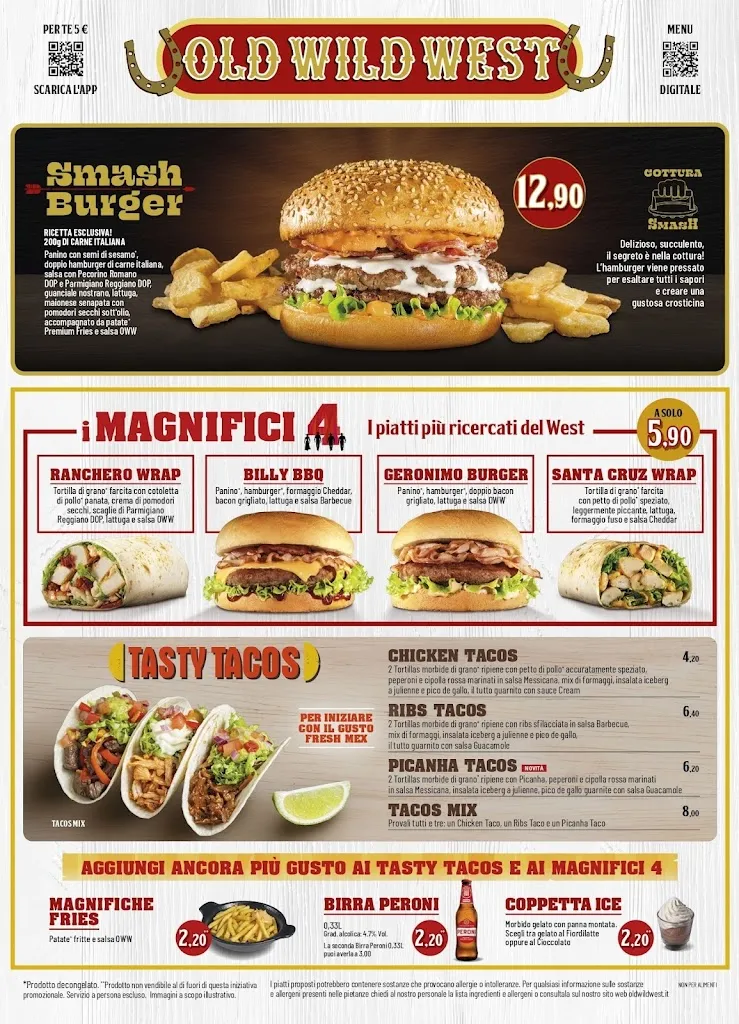 Menu_Old Wild West - Vinovo Mondojuve_Vinovo_image_2