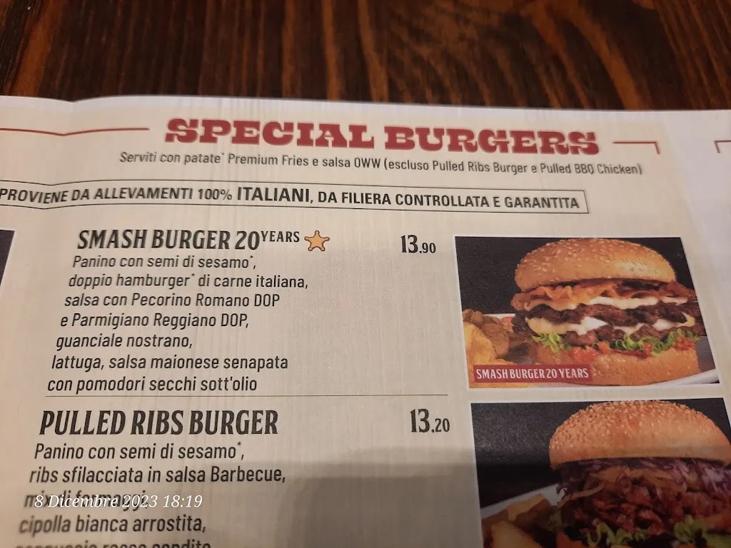 Menu_Old Wild West - Vinovo Mondojuve_Vinovo_image_4