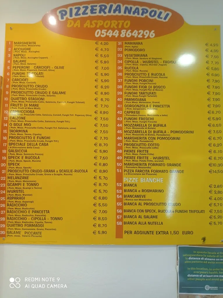 Menu_Pizzeria Napoli_Alfonsine_image_1