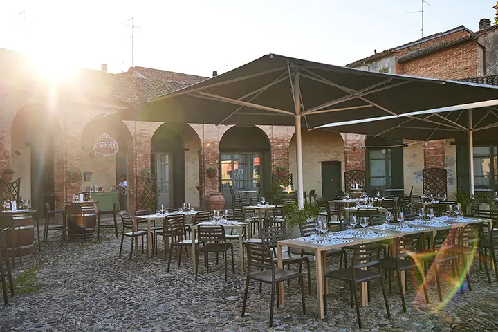 PiazzaNova Osteria restaurant in Bagnacavallo