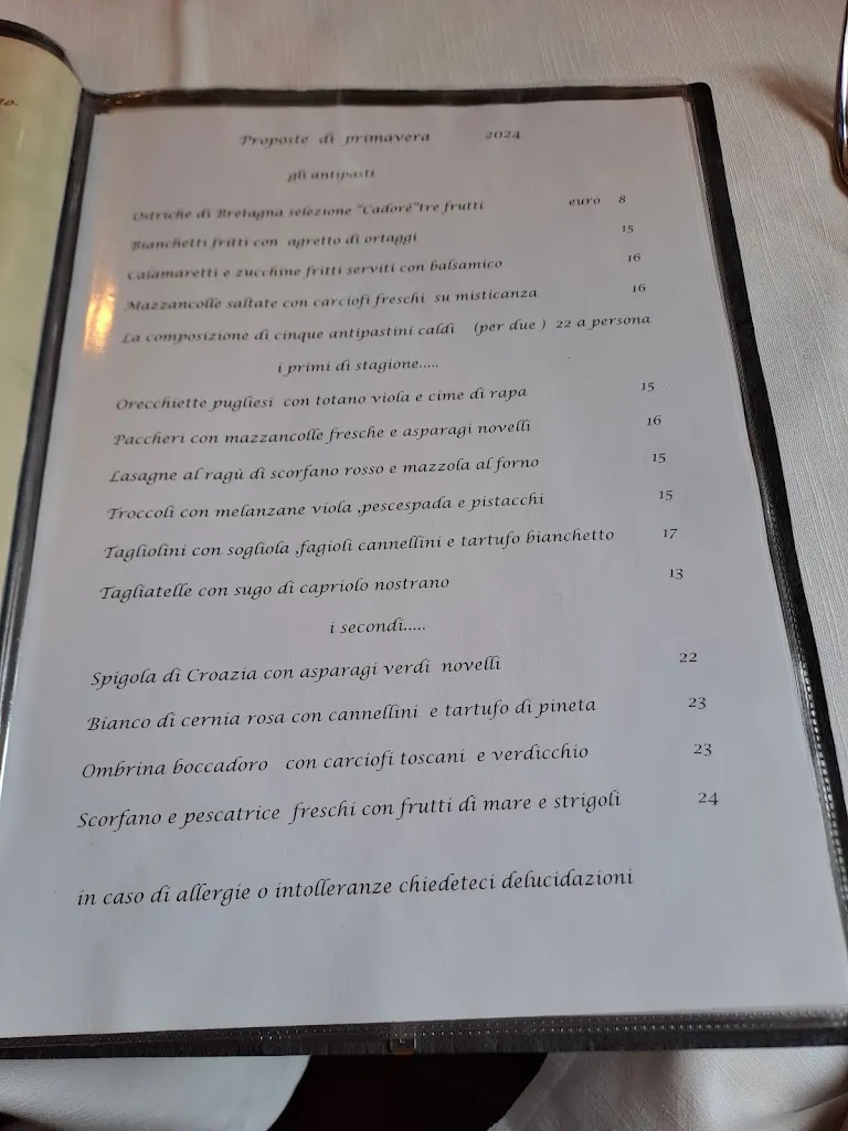 Menu_Ristorante le Favole di Benelli Giampiero_Bagnacavallo_image_1