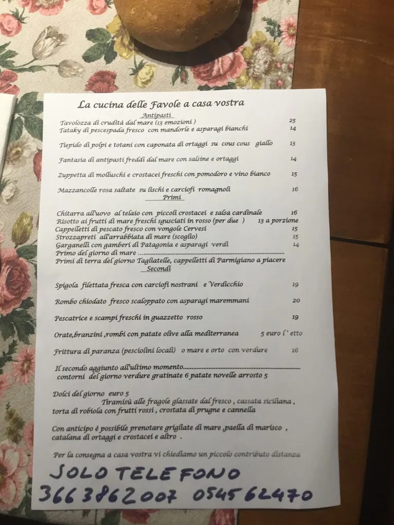 Menu_Ristorante le Favole di Benelli Giampiero_Bagnacavallo_image_3