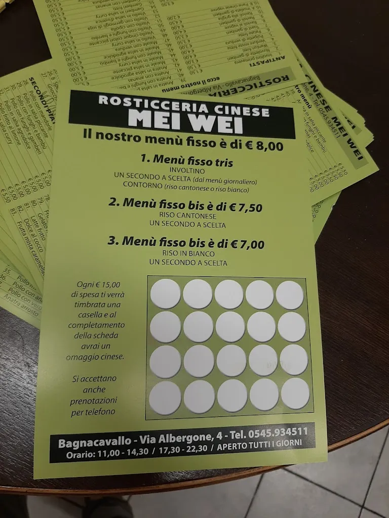 Menu_Rosticceria Cinese Mei Wei Di Hu Qichao_Bagnacavallo_image_3