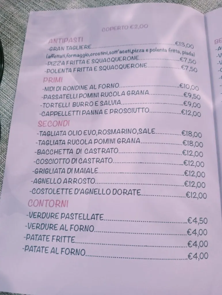 Menu_LA CURVA DI GIANNI NERI_Casola Valsenio_immagine_1