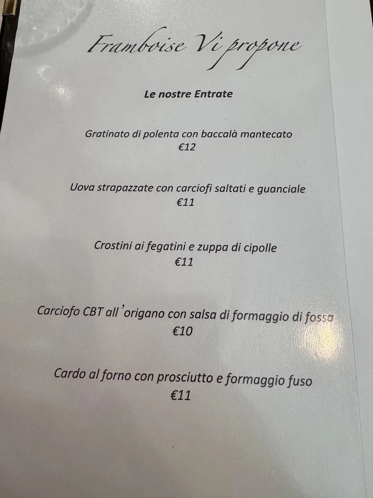 Menu_Framboise Cucina_Brisighella_image_1