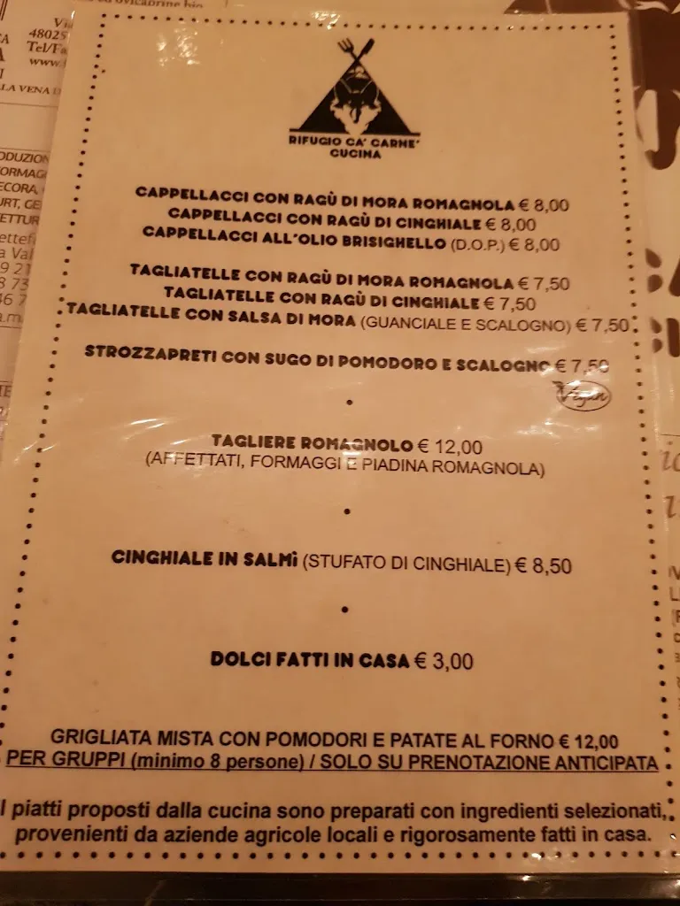 Menu_Centro Visite Rifugio Ca' Carné_Brisighella_image_4