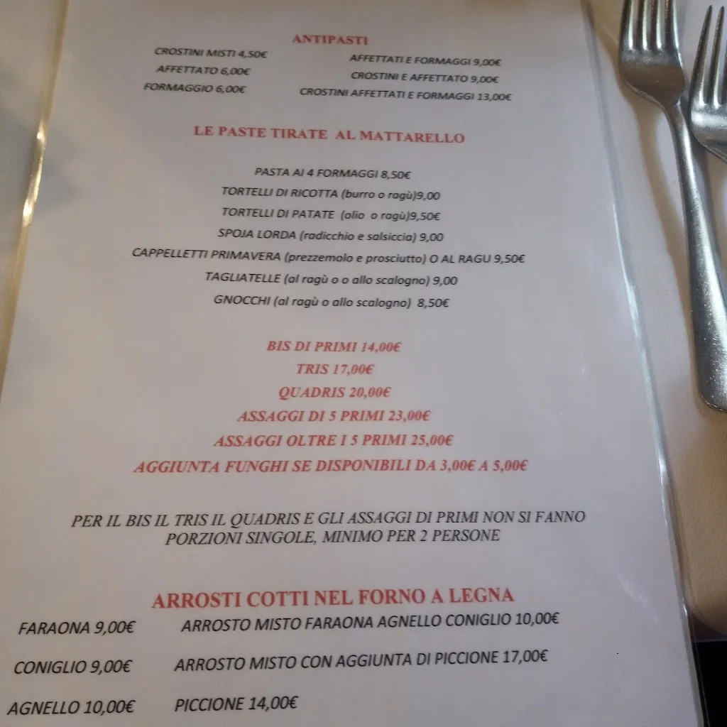 Menu_Trattoria Croce Daniele_Brisighella_image_1