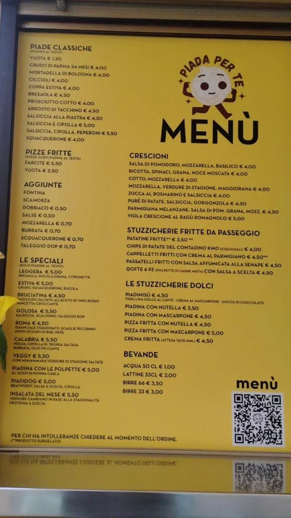 Menu_Piada Per Te_Castel Bolognese_immagine_1