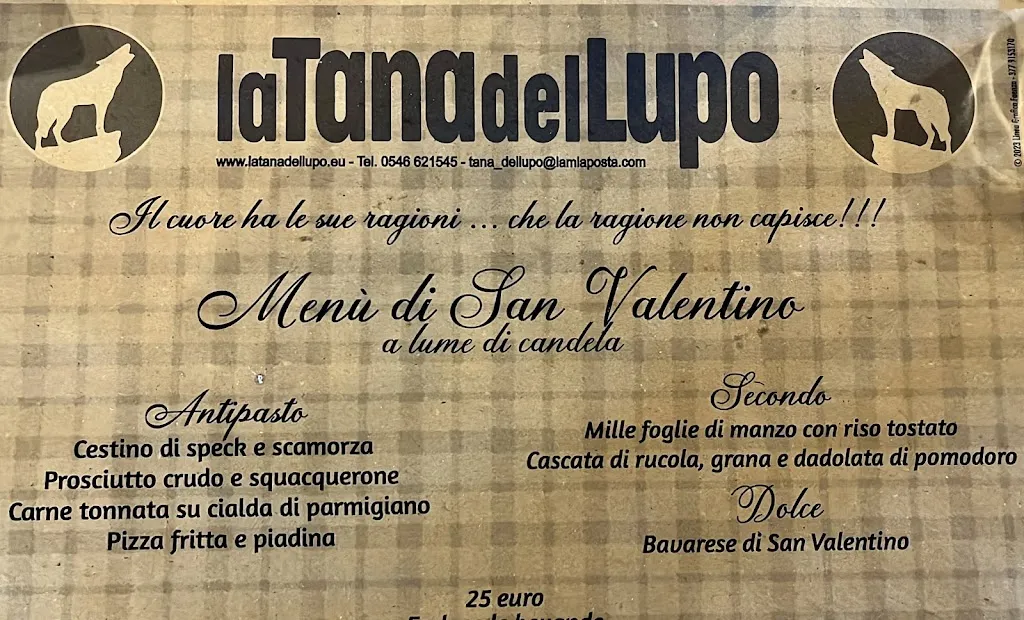 Menu_La Tana del Lupo_Castel Bolognese_image_1
