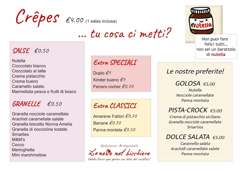 Menu_Gelateria La Neve Nel Bicchiere CONSELICE_Conselice_image_1