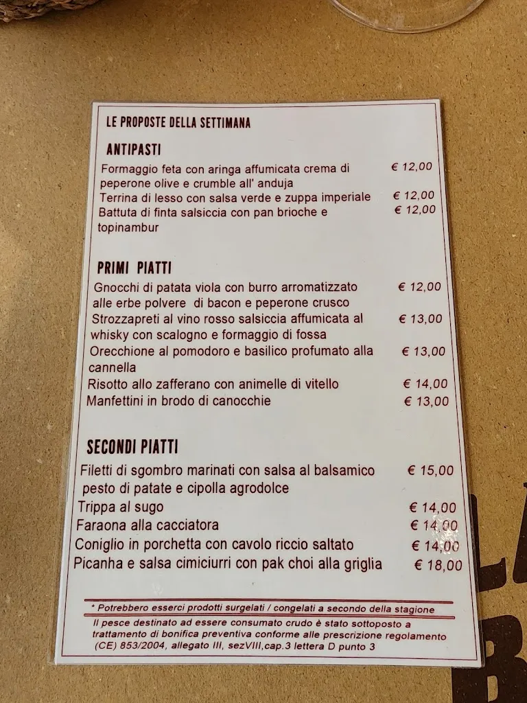 Menu_Osteria Ristorante La Baita_Faenza_image_1