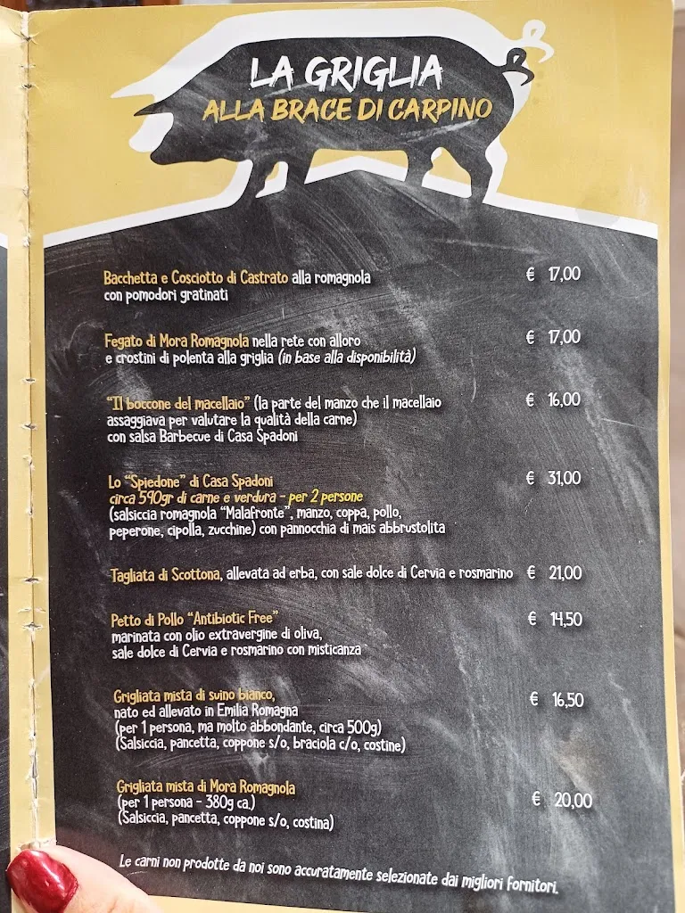 Menu_Casa Spadoni Faenza_Faenza_image_1