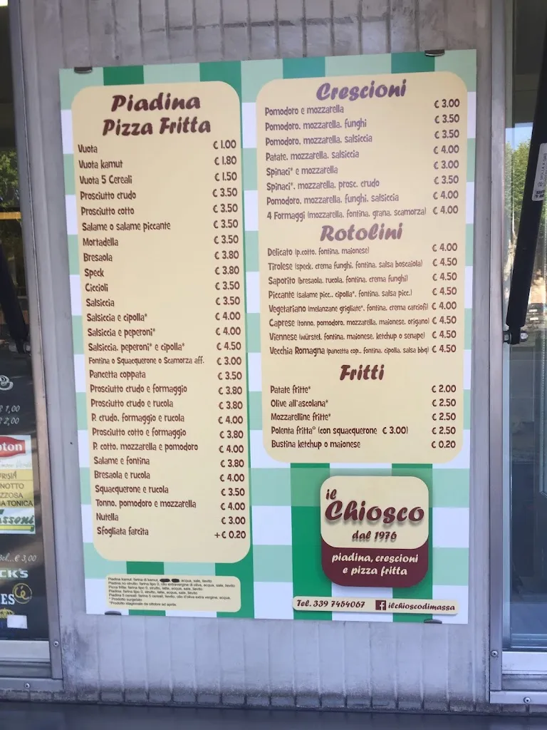 Menu_Il Chiosco di Massa - piadina, crescioni e pizza fritta_Massa Lombarda_image_3