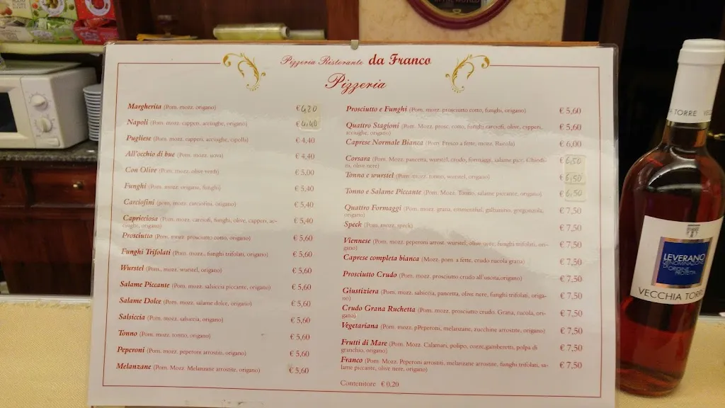 Menu_Ristorante-Pizzeria Da Franco_Galatone_image_1