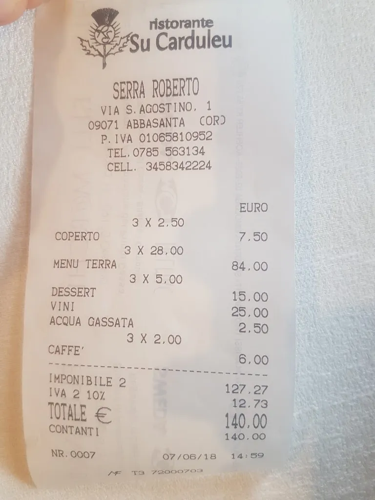 Øyvind Nergård_Ristorante Su Carduleu_Abbasanta_recensione