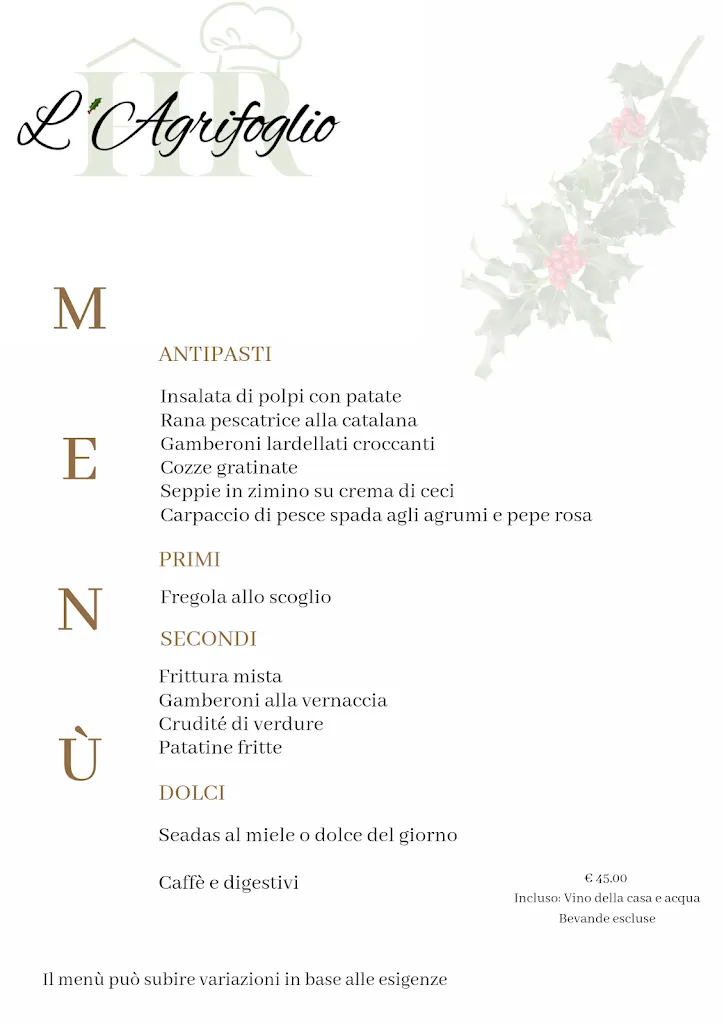 Menu_Home Restaurant L'AGRIFOGLIO Ardauli_Aidomaggiore_image_2