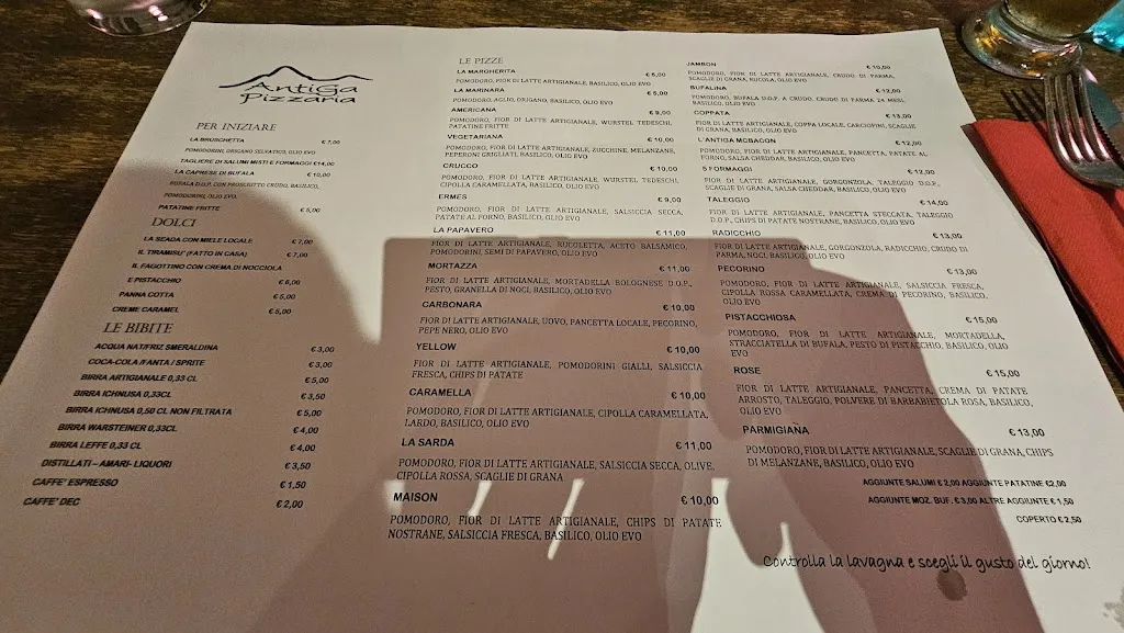 Menu_Antiga Pizzaria_Aggius_image_3